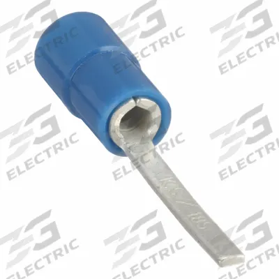 POWER FIRST Pin Terminal: Blue, Vinyl - Insulated Pin Terminals
