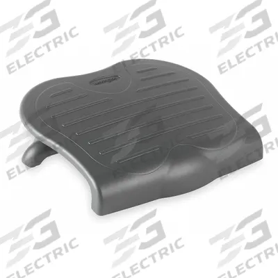 KENSINGTON Foot Rest: Plastic, Gray, 14 in Overall Wd - Footrests