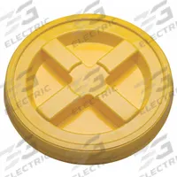 APPROVED VENDOR Pail Lid: Gasketed/Snap-On, 12 in Overall Dia, Yellow, Plastic, FDA Compliant (MPN GA5Y). Key specifications — UN Rating Liquids: Not Rated; Brand: APPROVED VENDOR; UN Rating Solids: Not Rated; Material: Plastic.