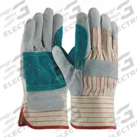 PIP Leather Gloves: XL ( 10 ), Double Palm, Cowhide, Std, Glove, Full Finger, Safety Cuff, 12 PK (MPN 85-7512J/XL). Key specifications — Brand: PIP; Glove Back Color: Red/White; Glove Back Material: Cotton Canvas; Glove Liner Material: Cotton; Oil Resistant: No; Reflective Backing: No; Includes Double Palm: Yes; Palm Color: Gray.