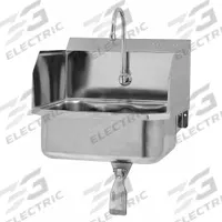 SANI-LAV Hand Wash Sink Kit: 1 Stations, 7 in Bowl Dp, 17 in Bowl Lg, 14 in Bowl Wd, Faucet Included (MPN 5071). Key specifications — Includes Side Splash: Side Splash Included; Series: Stainless Steel Hand Wash Sink; Brand: SANI-LAV.