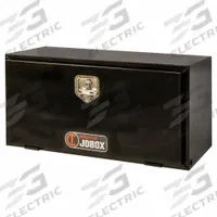 CRESCENT JOBOX Underbody Truck Box: Underbody Truck Box, Single Drop-Down Door Door, Gloss Black (MPN 794982). Key specifications — Color: Gloss Black; Latch Type: Rotating T-Handle; Brand: CRESCENT JOBOX; Lock Type: Keyed.