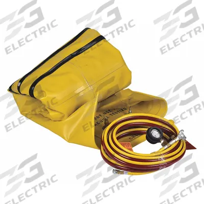 CHERNE Test-Ball Plug: For 42 in Pipe, Tether Channel Tether, Smooth Body Surface - Pillow Style Single-Size Plugs