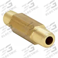 PARKER Metal Pipe Straight: Straight, Brass, 1/4 in x 1/4 in, Male NPT Threaded x Male NPT Threaded (MPN 1/4 X 3.0 FFF-B). Key specifications — Maximum Operating Pressure: 3,900 psi.