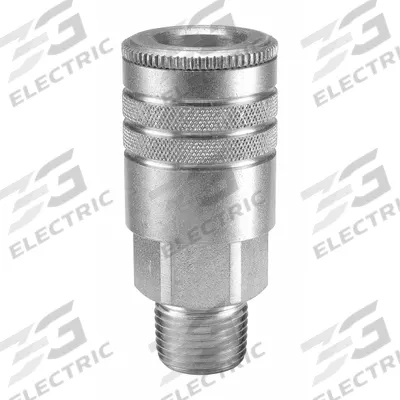PARKER Quick Connect Hose Coupling: 1/4 in Body Size, 1/4 in Hose Fitting Size - Industrial Interchange Stainless Steel Quick-Connect Air Coupling Bodies