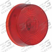 GROTE Clearance Marker Lamp: Clearance Light, Incandescent, Round, Red, Bracket/Grommet (MPN 45822). Key specifications — Lens Color: Red; Brand: GROTE; Electrical Connection: PL-10 Connector; Lighting Technology: Incandescent; Mount Type: Bracket; SAE Lens Code: PC.
