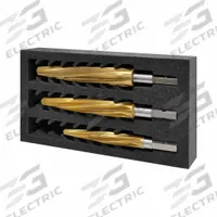 HOLEMAKER TECHNOLOGY Chucking Reamer Set: 3 Pc, 1/2 in to 3/4 in Dia, VersaDrive Hex Shank (MPN 501040-3SET). Key specifications — attr1301961: HOLEMAKER TECHNOLOGY.