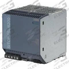 SIEMENS Stabilized Power Supply: DIN Rail, 960 W Output Power - Rated, 40 A Current - Output, Metal (MPN 6EP34378SB000AY0). Key specifications — attr1044898: Three; attr1044874: Metal; attr1044879: 400 to 500V AC; attr211400: SIEMENS.