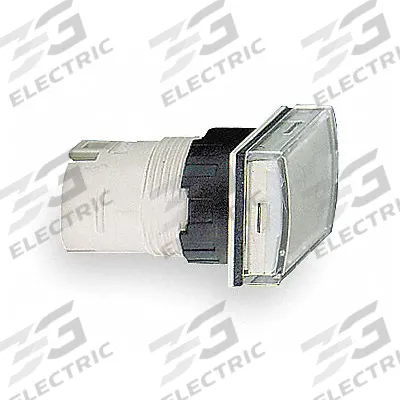 SCHNEIDER Pilot Light Head: 16 mm Panel Mounting Hole Dia, White, Smooth, LED - Pilot-Light Heads