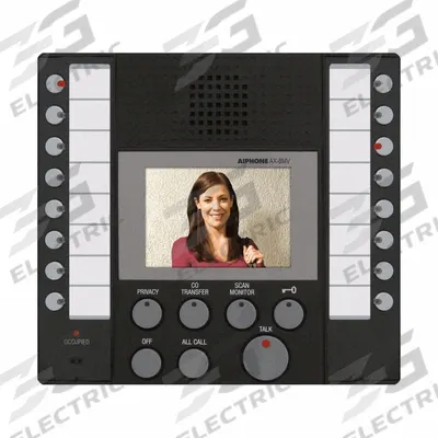 AIPHONE Primary Station: 24V DC, AX Series - Video Intercom Stations