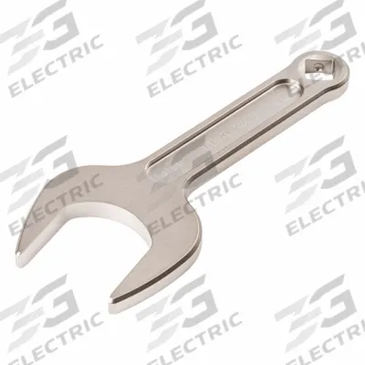 TEKTON Open End Wrench: Chromium Molybdenum Steel, Satin, 41 mm Head Size - Metric, Single End, Open End Wrenches