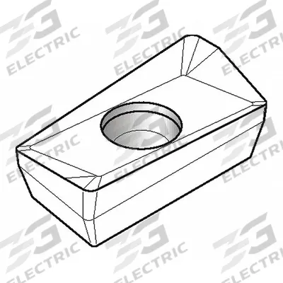 WIDIA Parallelogram Milling Insert: XPHT332ERGE, XPHT160408ERGE (MPN 2964172) - Parallelogram Indexable Milling Inserts