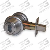 FALCON LOCK Deadbolt Lock: Cylindrical, Core Not Included, 1 7/8 in Door Thick - Max, Chrome (MPN D131B 626). Key specifications — ADA Compliant: Yes; Brand: FALCON LOCK; Finish: Satin Chromium-Plated; Keyway Type: None; Visual Indicator Message: No Message; Includes Core: Core Not Included; Ligature Resistance: Not Ligature-Resistant.