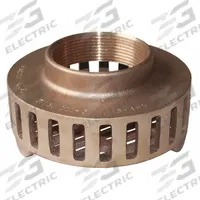 EDSON Suction Strainer: Bronze Body, Round, Side, 6.6 in Suction Strainer Dia., 6.6 in FNPT, Female (MPN 11130). Key specifications — Strainer Material: Bronze; Perforation Shape: Round; Perforation Location: Side; Brand: EDSON.