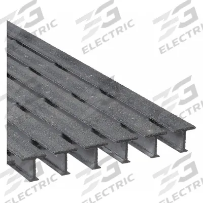 FIBERGRATE Fiberglass Pultruded Grating: Structural Grating, 24 in x 4 ft Nominal Size (WxL) - Flame-Resistant Structural Grating