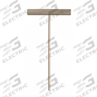 AMPCO Hex Key: 0 Ball Ends, 8 mm Tip Size, Metric, Short, Beryllium Copper, Unfinished, T, 1 Tips (MPN WT-8MM). Key specifications — attr1205521: AMPCO; attr1205526: Unfinished.