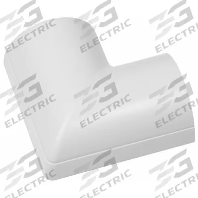 D-LINE 90 Degree Flat Elbow: D-Line Maxi Raceway 2 in x 1 in (50x25mm) Item 38G165 - 90 Degree Elbows for Nonmetallic Single-Channel Raceways