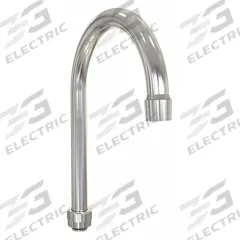 SANI-LAV Spout: Spout, Gooseneck, Swivel Spout, Brass, Chrome, 2 gpm Flow Rate, Aerated, NPT (MPN 204SP). Key specifications — Includes: Aerator; Product Type: Spout; Spout Style: Swivel; Body Material: Brass; Brand: SANI-LAV.