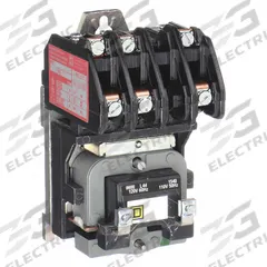 SQUARE D Lighting Magnetic Contactor: 3 Poles, 120V AC, 30 A, Electrically Held (MPN 8903LO30V02). Key specifications — attr948947: SQUARE D.