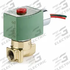 REDHAT Solenoid Valve: 2-Way, Normally Closed, 120V AC, Explosion Proof/Watertight, High Flow (MPN EF8263H004V1V 120/60). Key specifications — Brand: REDHAT; Voltage: 120V AC; Coil Enclosure: Explosion Proof.