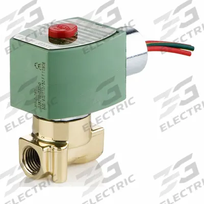 REDHAT Solenoid Valve: 2-Way, Normally Closed, 120V AC, Explosion Proof/Watertight - 2-Way/2-Position, Normally Closed Solenoid Valves