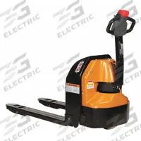 BIG JOE Pallet Jack: 4,000 lb, 45 in L x 27 in W Fork Dim, 27 in, 15 in, Std Fork, Steel, 110V AC (MPN D40 27x48). Key specifications — Brand: BIG JOE; Width Across Forks: 27 in; Battery Voltage: 24V; Width Between Forks: 15 in.