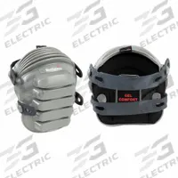 HULTAFORS TOOLS Knee Pad: Universal, 2 Straps, Button, 1 PR (MPN HT5217). Key specifications — Cap Material: Rubber; Color: Gray; Pad Material: Foam; Strap Material: Rubber; Brand: HULTAFORS TOOLS; Closure: Button; Features: Accordion-Style Upper Knee Cover; Latex Content: Latex Free.