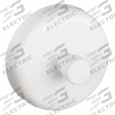 APPROVED VENDOR Post Hook: 14 lb Wt Capacity, 1 Hooks per Base, White - Magnetic Post Hooks