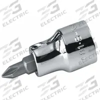 SK PROFESSIONAL TOOLS Socket Bit: 3/8 in Drive Size, Phillips Tip, #4 Tip Size, Replaceable Insert (MPN 45484). Key specifications — attr1213300: #4; attr1213307: Replaceable Insert; attr1213309: SK PROFESSIONAL TOOLS.