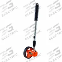 KESON Measuring Wheel: 9,999 ft Range, Adj Handle Handle, Spoked Single Wheel, Rubber Tread, Plastic (MPN RR110). Key specifications — attr939182: Aluminum; attr939189: Mechanical Measuring Wheel; attr934748: RR110; attr939173: Batteries Not Required; attr939180: Not Foldable; attr939193: SAE; attr939184: Plastic; attr939185: Twist-and-Lock.