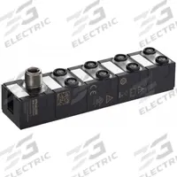MURRELEKTRONIK IO-Link hub: 8 Output Ports, 3-Pole A-Coded M8 Female, 8 Digital Inputs, IP68, 24V DC (MPN 59604). Key specifications — Transmission Type: COM3 (230.4 kbit/s); Operating Voltage: 24V DC; Protection Features: IP68.