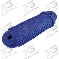APPROVED VENDOR General Purpose Utility Rope: Diamond Braid, 3/8 in Dia, 240 lb Working Load Limit (MPN 20TL75). Key specifications — Brand: APPROVED VENDOR; Rope Type: Static.