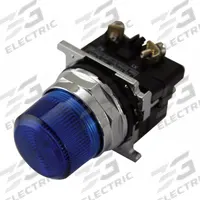 EATON Pilot Light: 30 mm Panel Mounting Size, Blue, Incandescent, 10250T Series (MPN 10250T206NC4N). Key specifications — Series: 10250T; Brand: EATON; Includes Push-To-Test: No Push-To-Test Included.