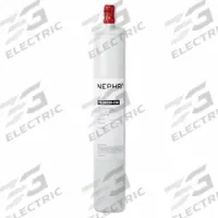 NEPHROS Quick-Connect Water Filter: 2 gpm, 22,000 gal, 17 in Overall Ht, 3 in Overall Dia (MPN 70-35220-C60). Key specifications — Filter Media: Treated Polymer Beads; Reduces: Scale; Brand: NEPHROS.