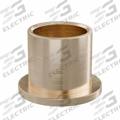 OILITE Flanged Sleeve Bearing: Bronze, SAE 841, 5/8 in Bore, 3/4 in OD, 3/4 in Lg - Lubricated General Purpose Metallic Flanged Sleeve Bearings