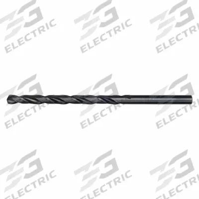 MILWAUKEE Jobber Length Drill Bit: 3/16", 135° Split Point, Black Oxide HSS - Chip-Clearing High-Speed Steel Jobber-Length Drill Bits