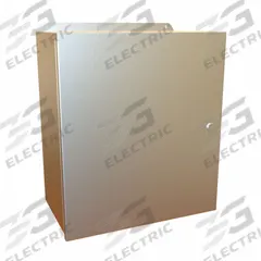 HAMMOND Electrical Enclosure: Stainless Steel, 16 in x 14 in x 8 in, NEMA 12/13/3R/4/4X, w/Panel (MPN EJ16148SS). Key specifications — Brand: HAMMOND; Closure Method: Latches; Enclosure Material: Stainless Steel; Knockouts: Not Included; Includes Inner Panel: with Inner Panel Included.