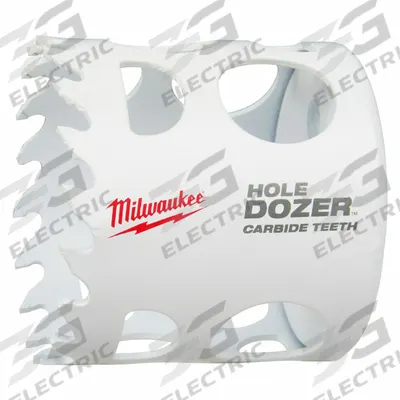 MILWAUKEE Hole Saw: 2 1/4 in Saw Dia., 4 Teeth per Inch, 1 5/8 in Max. Cutting Dp - Multi-Material-Cutting Hole Saws without Arbor