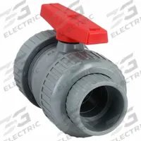 APPROVED VENDOR Manual Two-Way Ball Valve: 3 in Size, CPVC, Straight, Socket x FNPT, Two-Piece (MPN 4PGD1). Key specifications — Brand: APPROVED VENDOR; Handle: Lever.