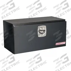 WEATHER GUARD Underbody Truck Box: Underbody Truck Box, Single Drop-Down Door Door, Gloss Black (MPN 530-5-02). Key specifications — Color: Gloss Black; Brand: WEATHER GUARD; Lock Type: Keyed.