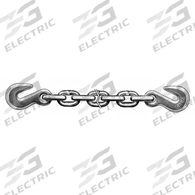 LIFT-ALL Straight Chain: 20 ft Overall Lg, High Carbon Steel, Welded, 1.06 lb Wt per Foot - Tie Down Chains