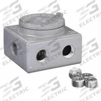 HUBBELL KILLARK Outlet Body: Outlet Body with Cover, 4 in x 4 in x 4 in, Screws, Solid Cover (MPN GRSS-2M). Key specifications — Brand: HUBBELL KILLARK; Closure Method: Screws.