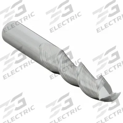 CLEVELAND Square End Mill: Carbide, 2 Flute, 1/2" Mill Dia, 2" LOC, 4" OAL (MPN C60497) - Carbide Square End Mills for Aluminum