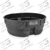 RUBBERMAID COMMERCIAL PRODUCTS Stock Tank: 300 gal, 63 1/4 in x 69 in x 25 in, 58 1/2 in x 47 in (MPN FG424700BLA). Key specifications — attr1188088: RUBBERMAID COMMERCIAL PRODUCTS; attr1188100: BPA Free.