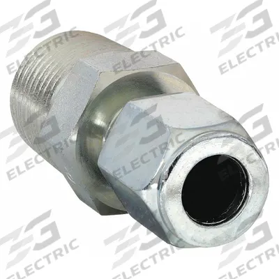 PARKER Compression Fitting Adapter: 5/8 in OD x 1/2 in Pipe Size - Flareless Bite-Type Steel Compression Fittings