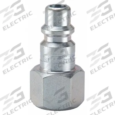 PARKER Quick Connect Hose Coupling: 1/4 in Body Size, 1/4 in Hose Fitting Size - Industrial Interchange Stainless Steel Quick-Connect Air Coupling Plugs