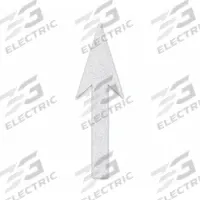 RAE Preformed Thermoplastic Pavement Markings: Straight Arrow, White, 6 ft Lg, 2 ft Wd, Pavement (MPN PR-TH-3551). Key specifications — Legend: Straight Arrow; Brand: RAE; Color: White; Adhesion Method: Hand Torch; Material: Thermoplastic.