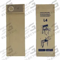 BISSELL COMMERCIAL Vacuum Bag: Bissell®, BGU1500T/BGU1800T, Dry, Paper, 2-Ply, Std, U1500-PK10. Key specifications — Compatible Vacuum Brand: Bissell®; Bag Pickup Type: Dry; Bag Material: Paper; Ply Count: 2-Ply; Brand: BISSELL COMMERCIAL; Compatible Vacuum Manufacturer Part Number: BGU1800T; Manufacturer Part Number: U1500-PK10.