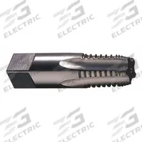CLE-LINE Pipe and Conduit Thread Tap: 1/8"-27 NPT, 5 Flute, Semi-Bottoming Chamfer, High Speed Steel (MPN C64224)