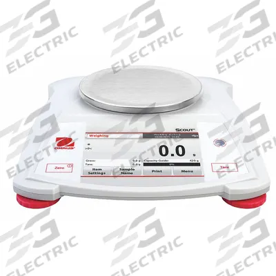 OHAUS Compact Bench Scale: 420 g Capacity, 0.1 g Readability, Carat/Custom/g/mg/oz/pwt - Precision Lab Balances